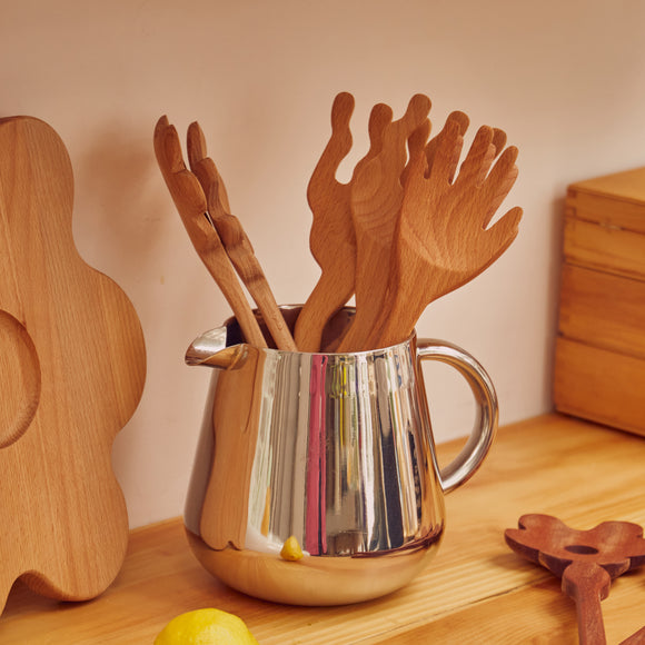 Areaware Wood Hands Serving Friends Spoons