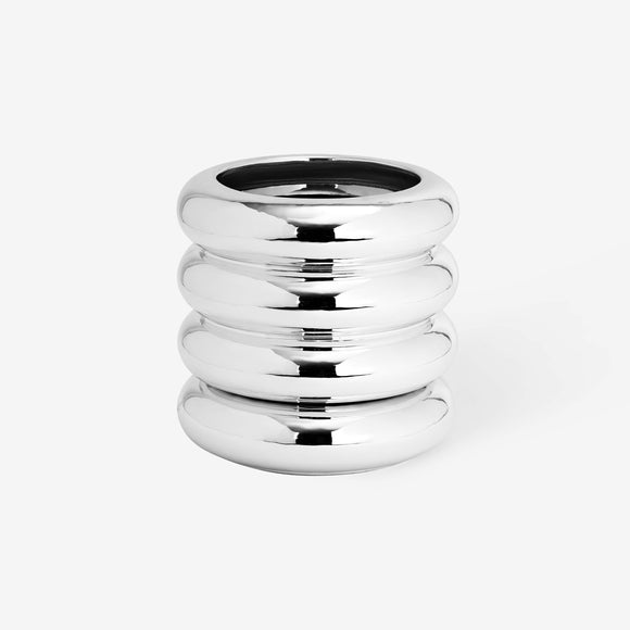 Stacking Chrome Planter