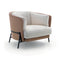 Cradle Lounge Chair  option Giada 123 Leather / Etoile 01