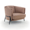 Cradle Lounge Chair  option Giada 123 Leather / Giada 123 Leather