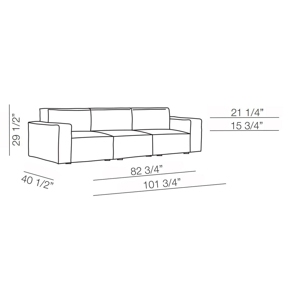Marechiaro 3-Seater Sofa