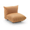 Marenco Armless Lounge Chair  option Orange Beat 4 Papaya Leather