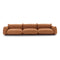 Marenco Large 3-Seater Sofa  option Rubino 4 Leather