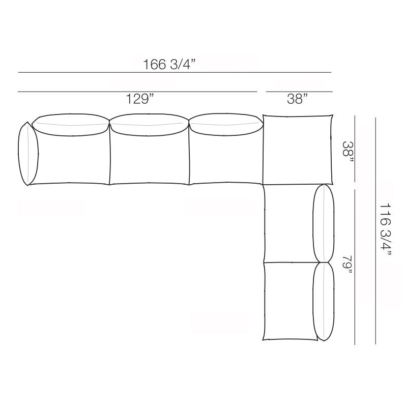 Marenco MN03 Sectional Sofa