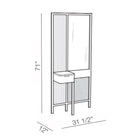 Threshold High Mirror Cabinet