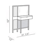 Threshold Low Mirror Cabinet