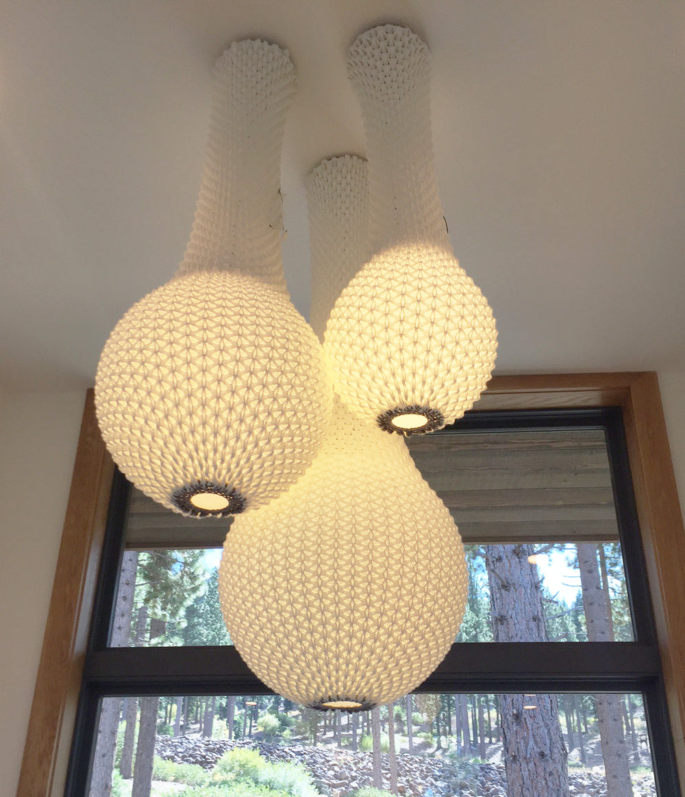 Knitted Dropped LED Pendant Light