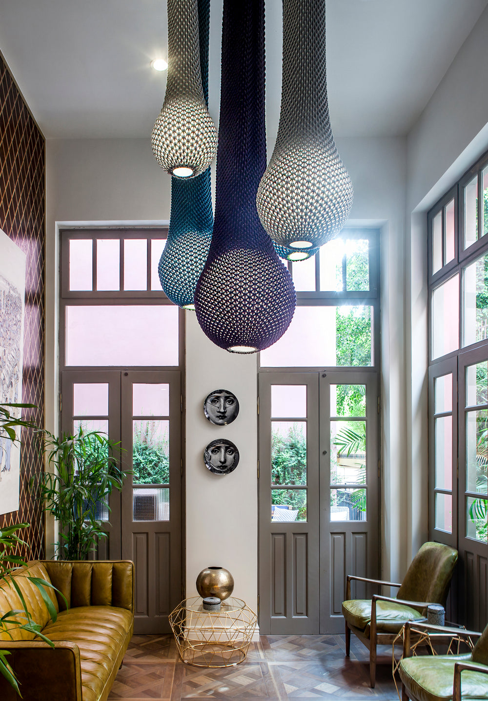 Knitted Dropped LED Pendant Light