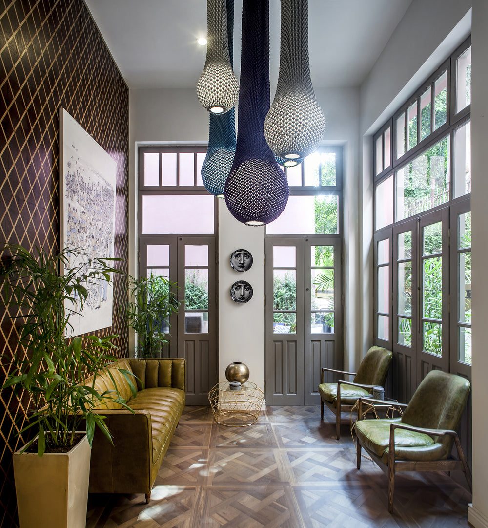 Knitted Dropped LED Pendant Light