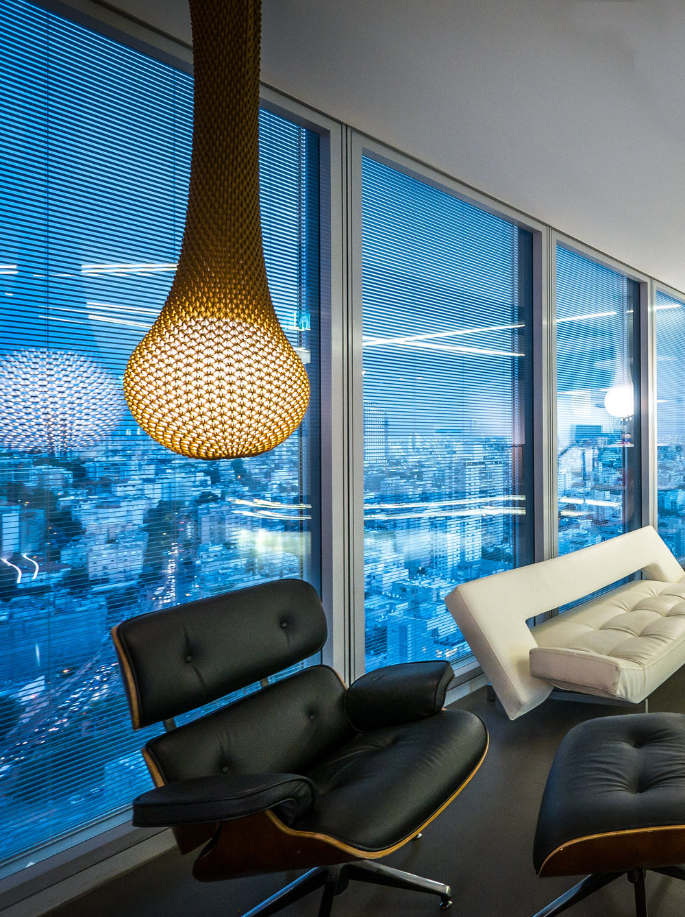 Knitted Dropped LED Pendant Light