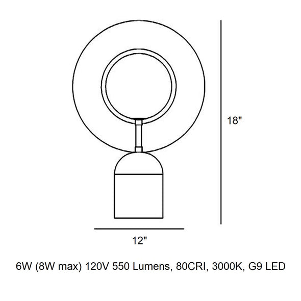Saturn Table Lamp