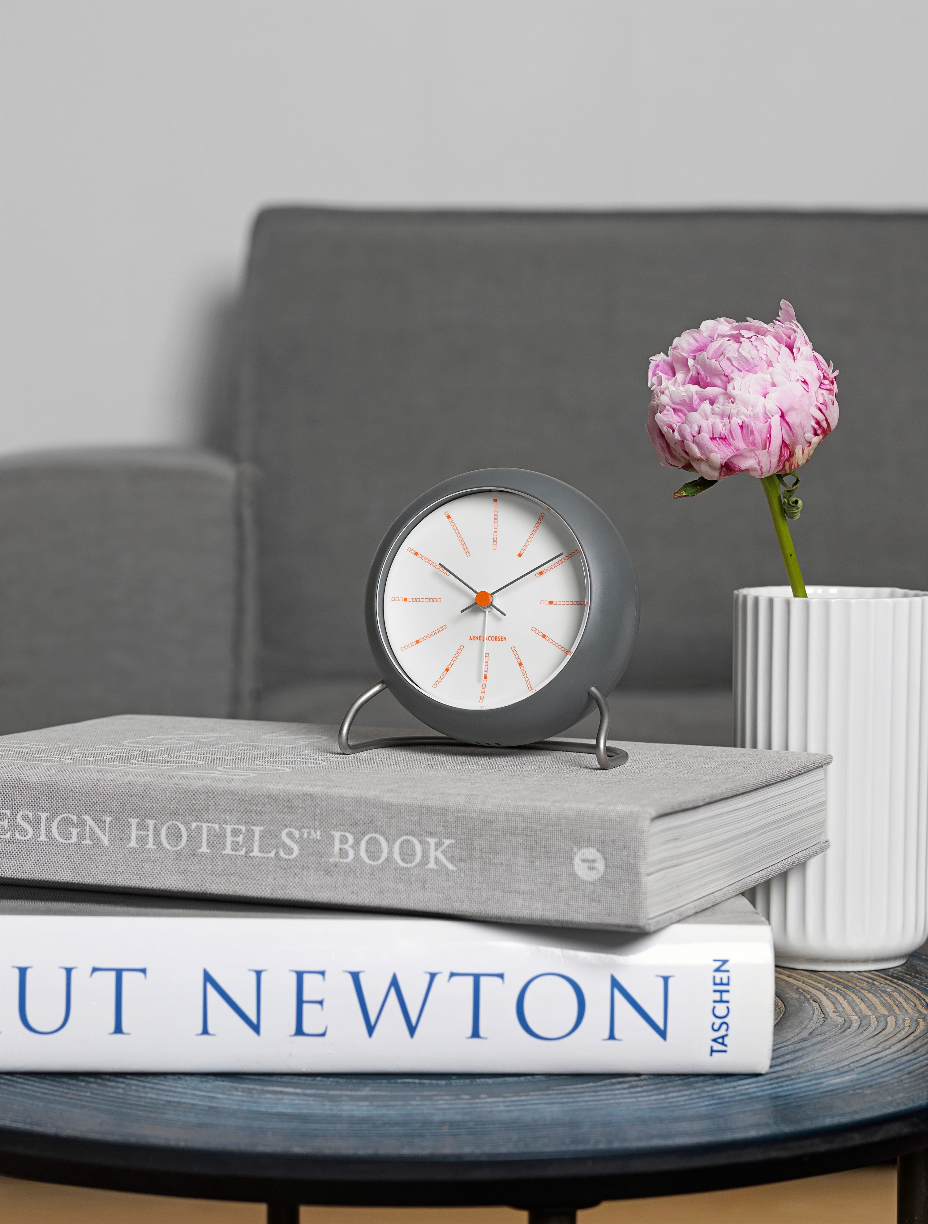 Arne Jacobsen Clocks Bankers Table Clock - 2Modern