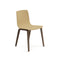 Aava Outdoor Wood Dining Chair with Wood Legs  option L0022 Natural Oak / L28 Walnut