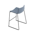 Catifa 46 Fully Upholstered Bar and Counter Stool with Sled Base