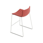 Catifa 46 Fully Upholstered Bar and Counter Stool with Sled Base