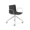 Catifa 46 Office Armchair  option V12 White Plus-Lacquered / PO00109 Black