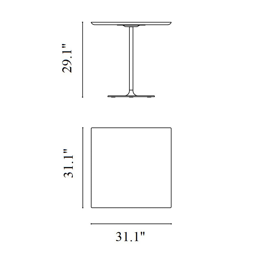 Dizzie Square Coffee Table