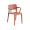 Juno Outdoor Dining Armchair with 4 Legs  option PT00013 Rust