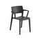 Juno Outdoor Dining Armchair with 4 Legs  option PT00016 Black