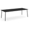 Onemm Rectangular Dining Table  option V25 Black Lacquered / L0006 Black
