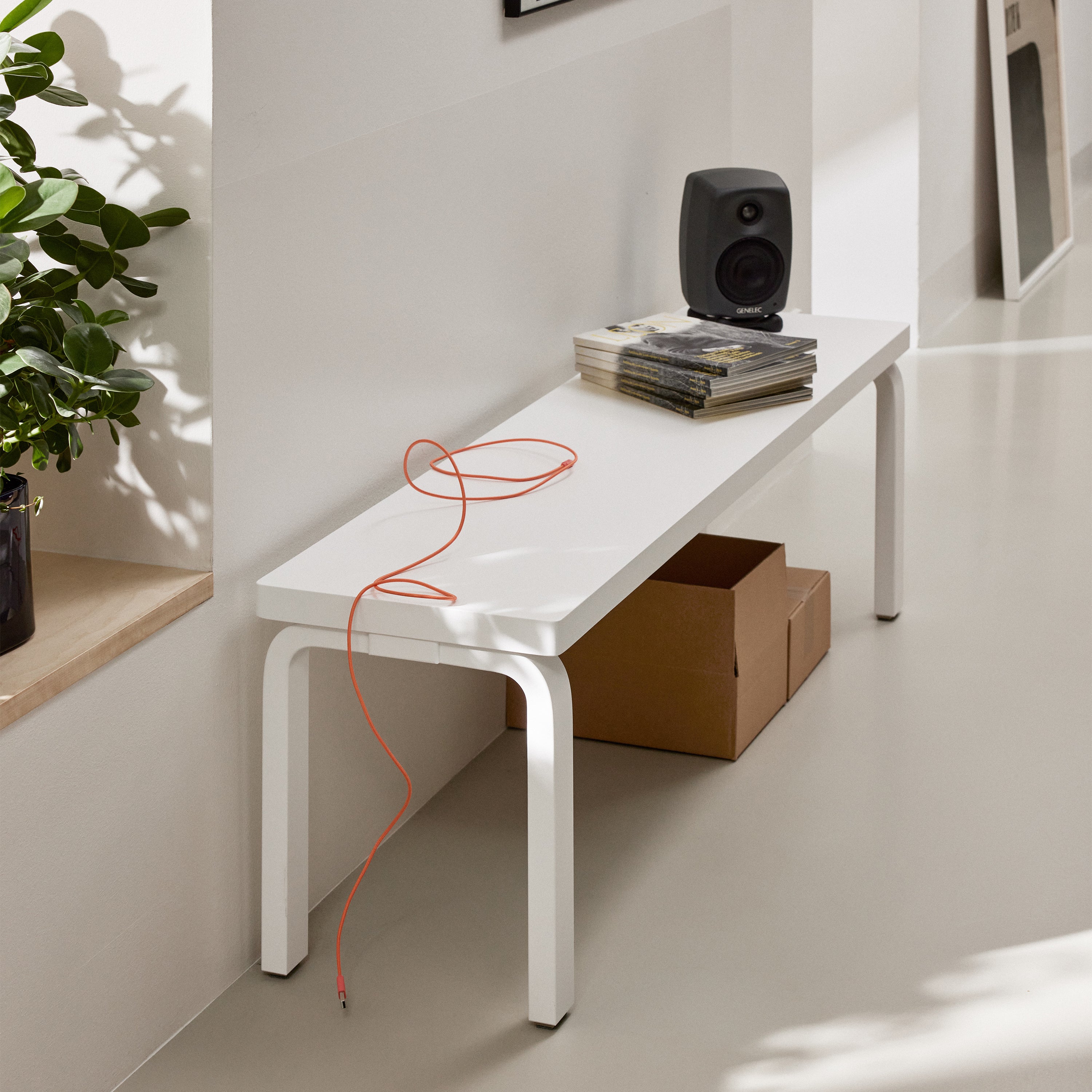 レアArtek Aalto bench 153Bブラック アルテック　かもめ食堂 Artek Aalto Bench - 2Modern