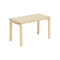 Aalto Bench  option Natural Lacquered Birch