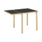 Aalto Foldable Dining Table  option Black Linoleum / Black Linoleum