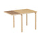 Aalto Foldable Dining Table  option Clay Linoleum / Walnut