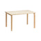 Aalto Rectangle Dining Table  option Birch Veneer