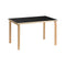Aalto Rectangle Dining Table  option Black Linoleum