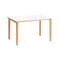 Aalto Rectangle Dining Table  option IKI White HPL