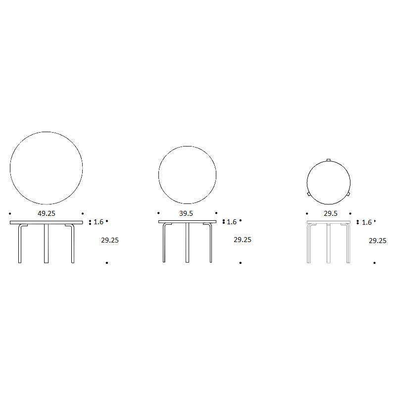 Aalto Round Dining Table