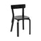 Chair 69  option Black Lacquered/Black Lacquered