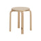 Stool E60  option Wild Birch/Wild Birch Veneer