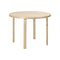 Aalto Round Dining Table  option Wild Birch Veneer