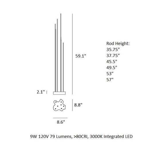 Reeds LED Floor lamp