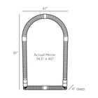 Abruzzo Floor Mirror