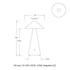 Chanell Portable LED Table Lamp