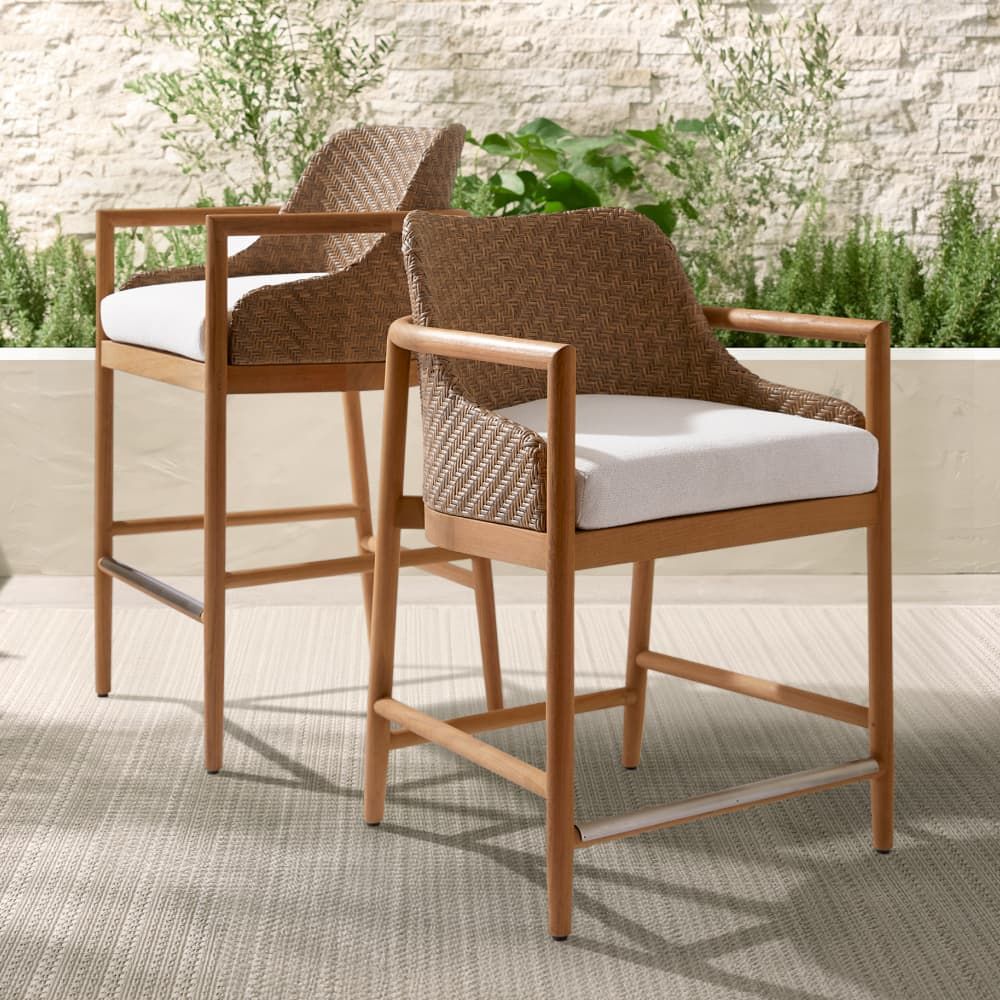 Chilton Outdoor Bar and Counter Stool