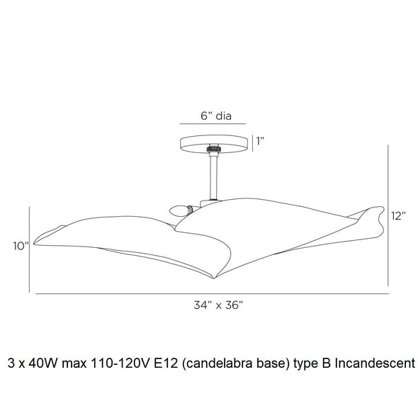 Daniella Semi Flush Mount