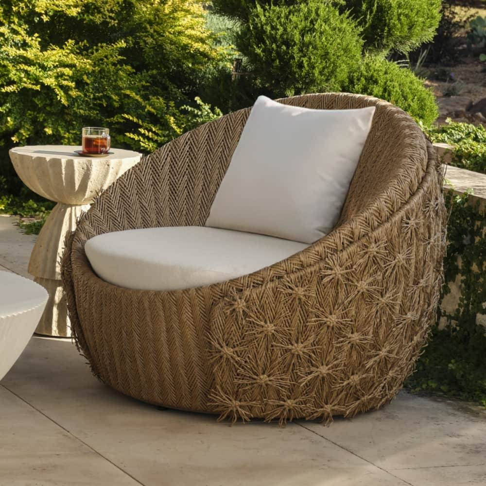 Florian Outdoor Swivel Lounge Chair