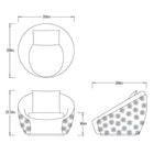 Florian Outdoor Swivel Lounge Chair