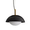 Glaze Pendant Light  option Antique Brass / Matte Black Ceramic