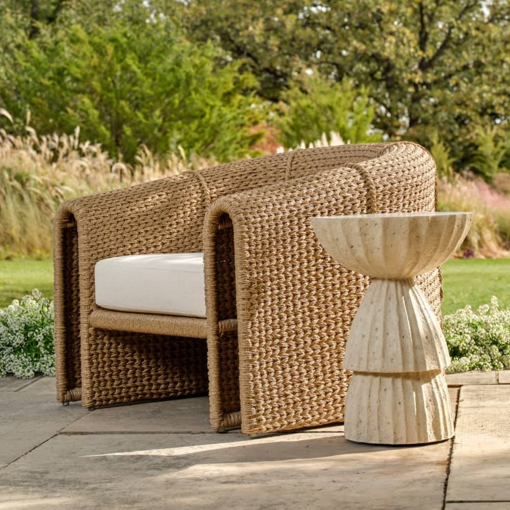Julien Open Arm Outdoor Lounge Chair