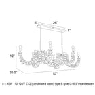 Kalama Linear Chandelier
