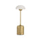 Lumi Portable LED Table Lamp  option Antique Brass