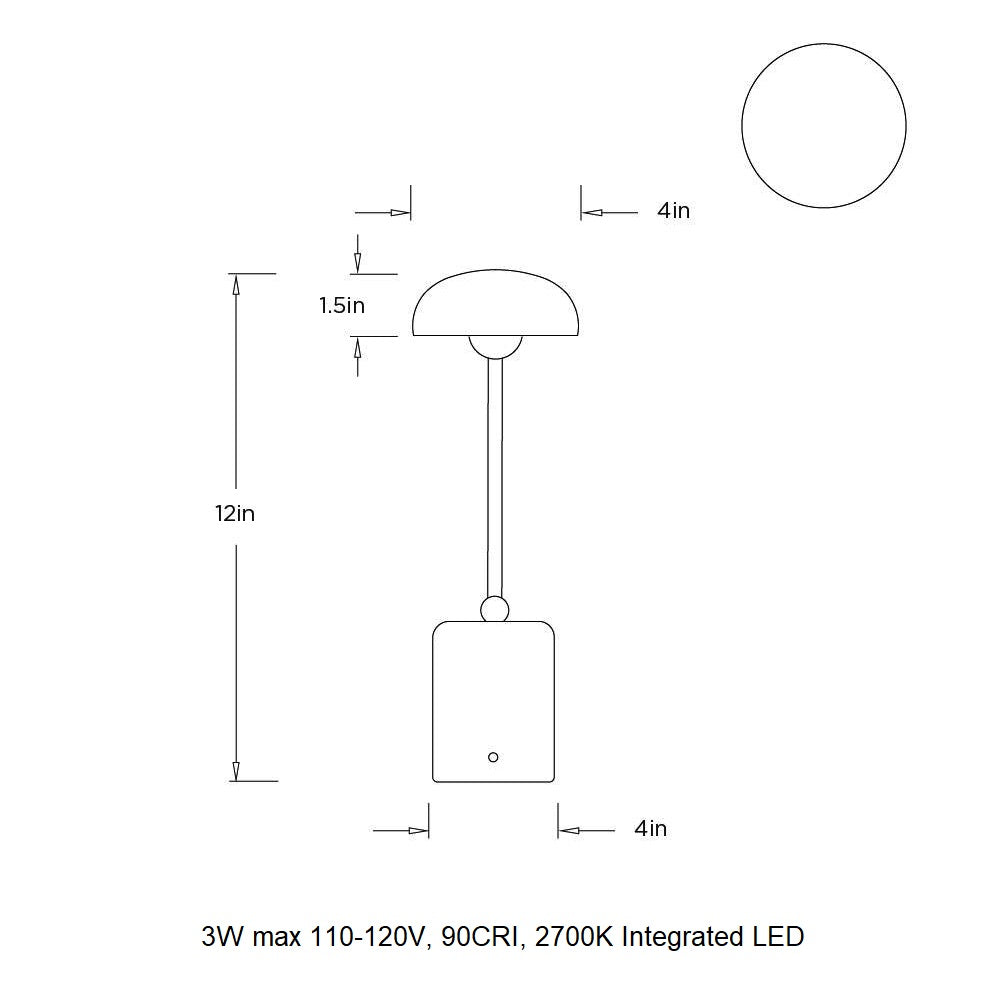 Lumi Portable LED Table Lamp