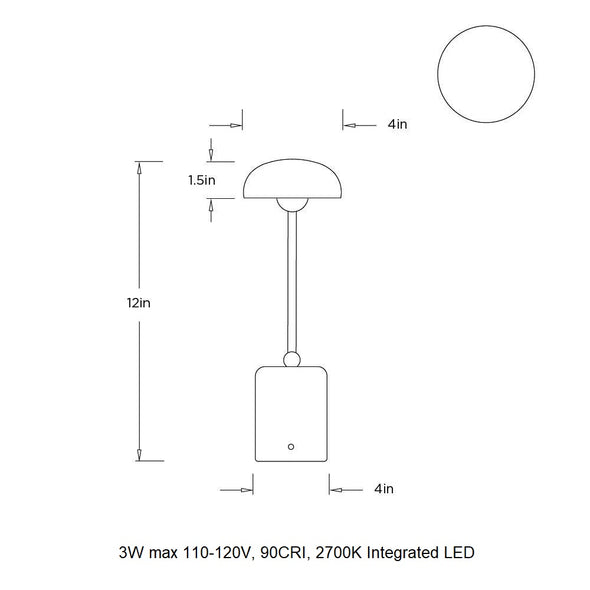 Lumi Portable LED Table Lamp