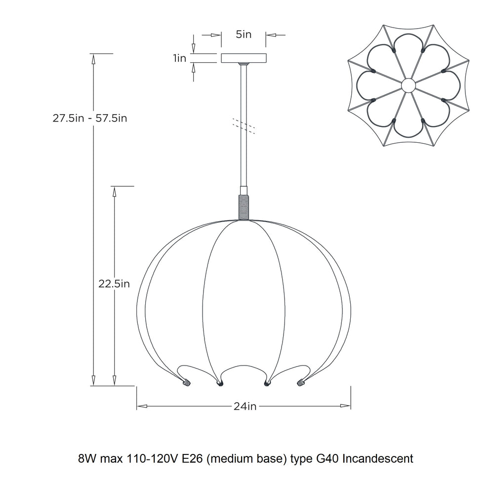 Lunaria Pendant Light