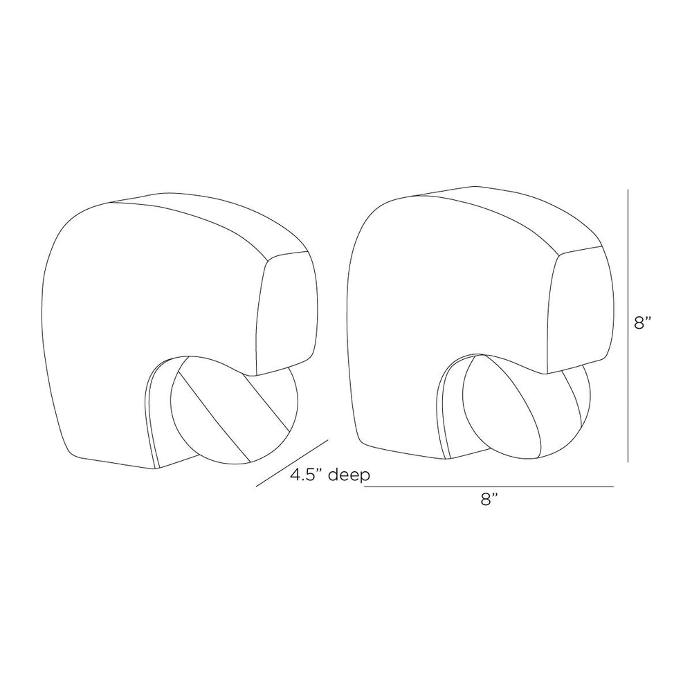 Melt Bookend (Set of 2)
